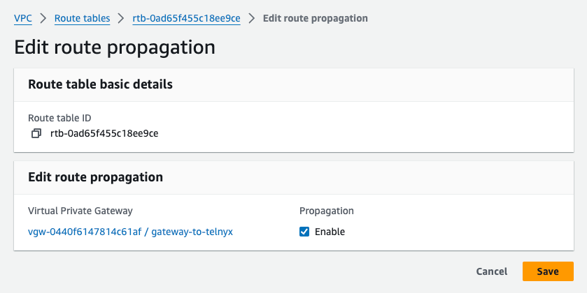 AWS VPC Route Table 3